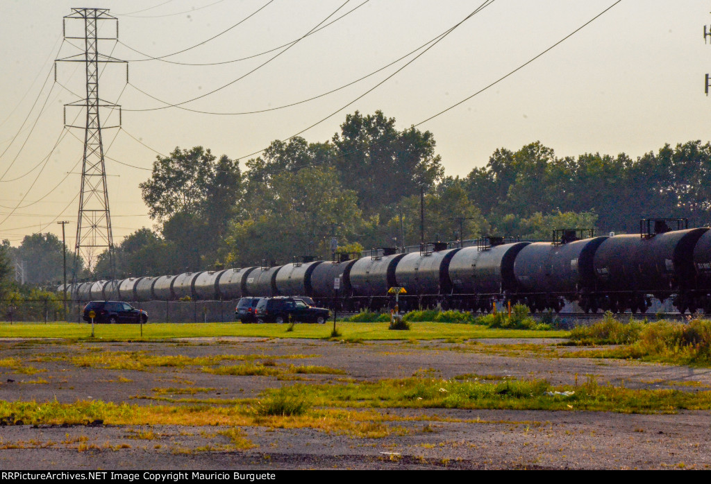 Tank cars train